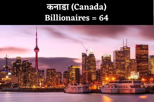 दुनिया के 10 सबसे ज्यादा अरबपतियों {Billionaires} वाले देश Latest